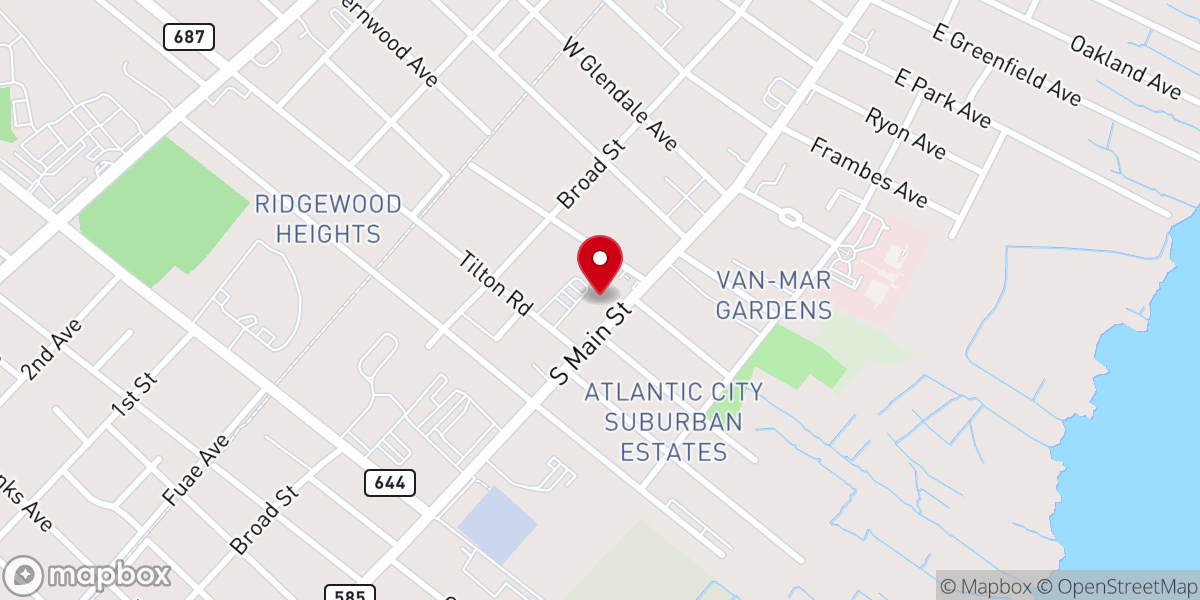 Map showing location of Sanctuary of Praise Tabernacle, Inc