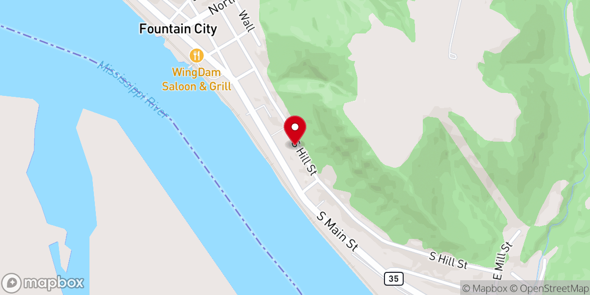 Map showing location of Saint John's Food Shelf - Food Pantry