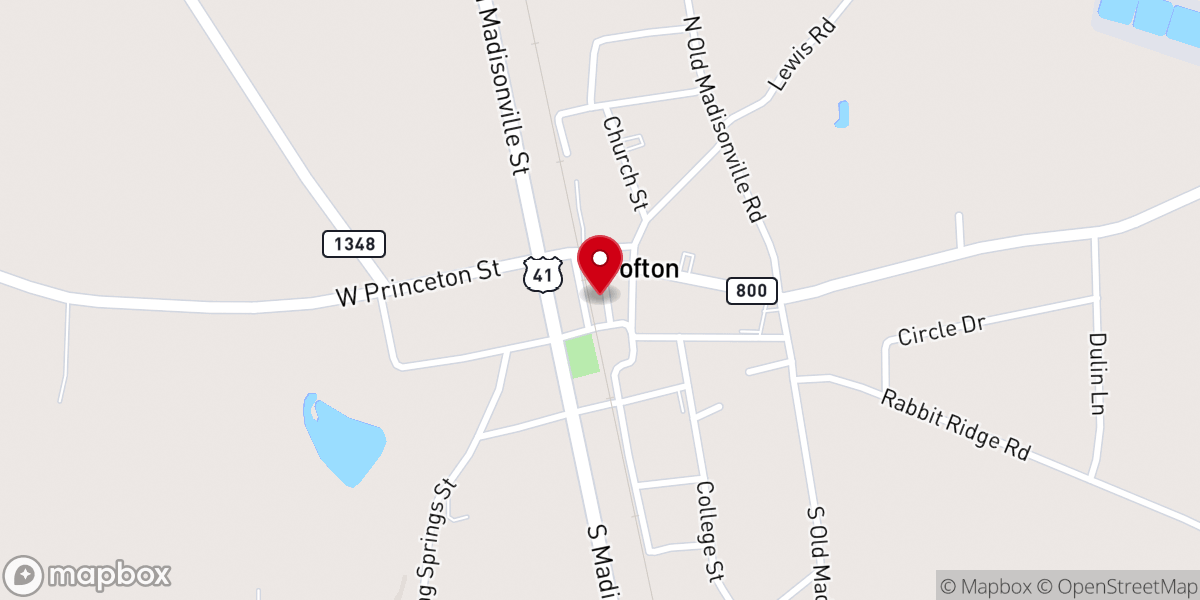 Map showing location of Crofton Prayer Park