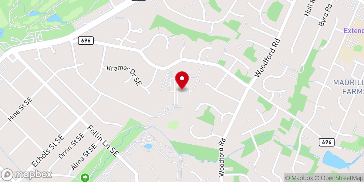 Map showing location of St. Vincent de Paul Society