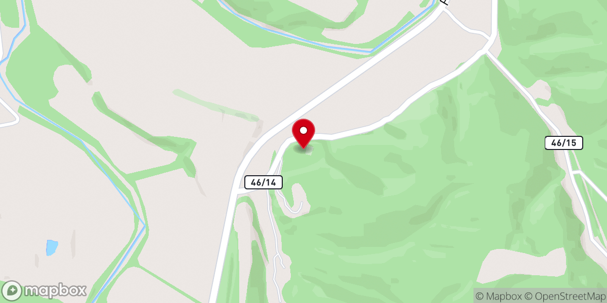 Map showing location of Eusebia Church