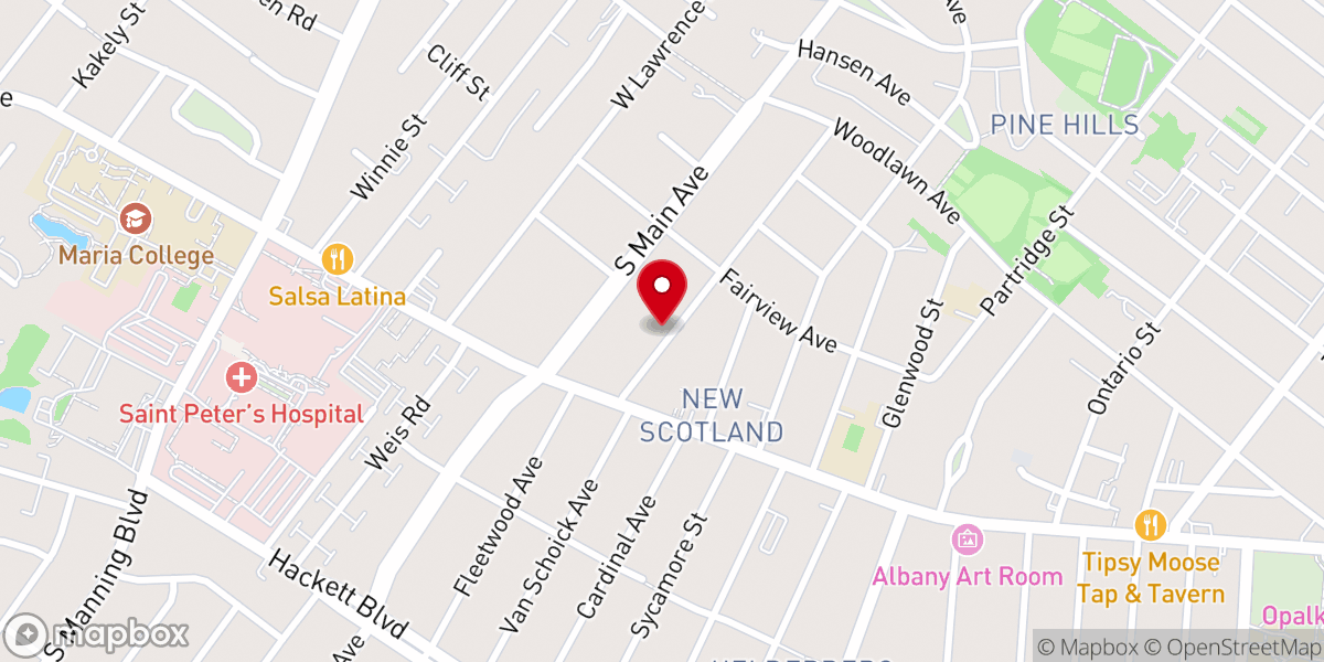 Map showing location of Blazing Wisdom Institute