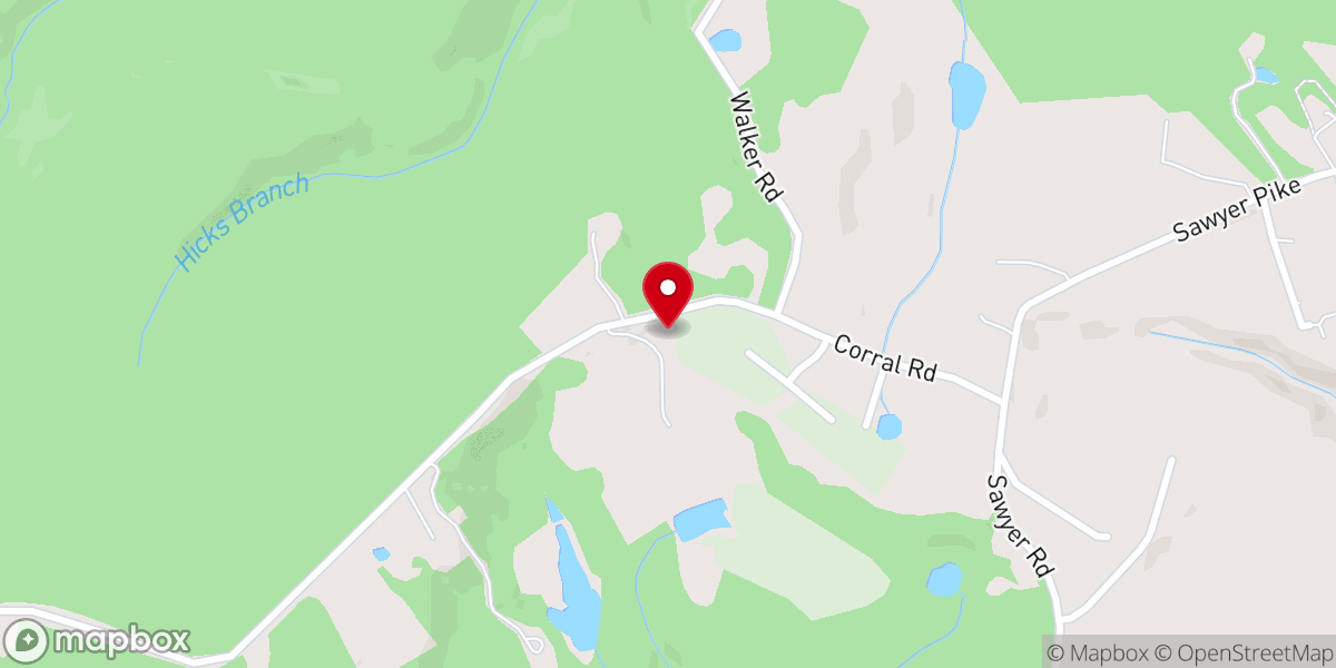 Map showing location of Community Baptist Church