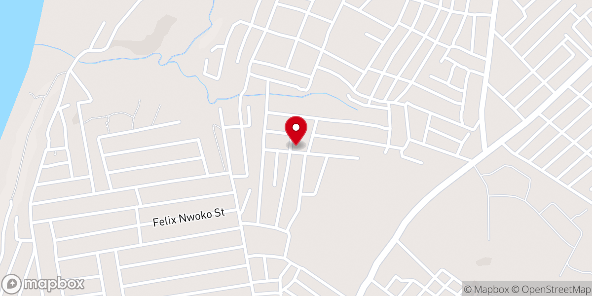 Map showing location of Christ redemption Anglican church