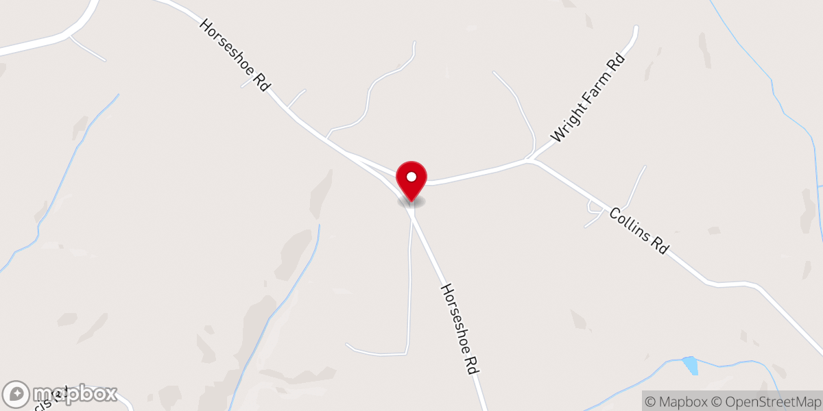 Map showing location of Big Creek Primitive Baptist Church