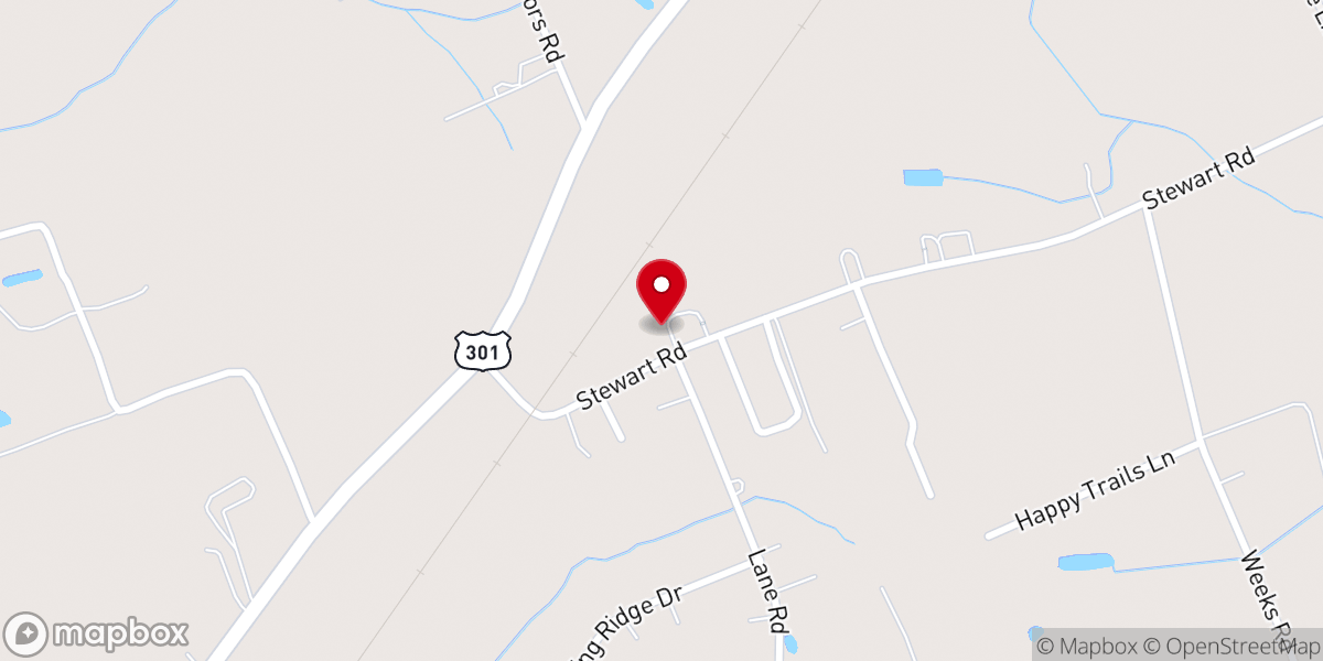 Map showing location of Leslie Church