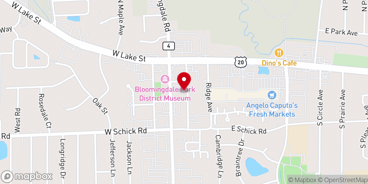 Map showing location of Cornerstone Faith Community Church