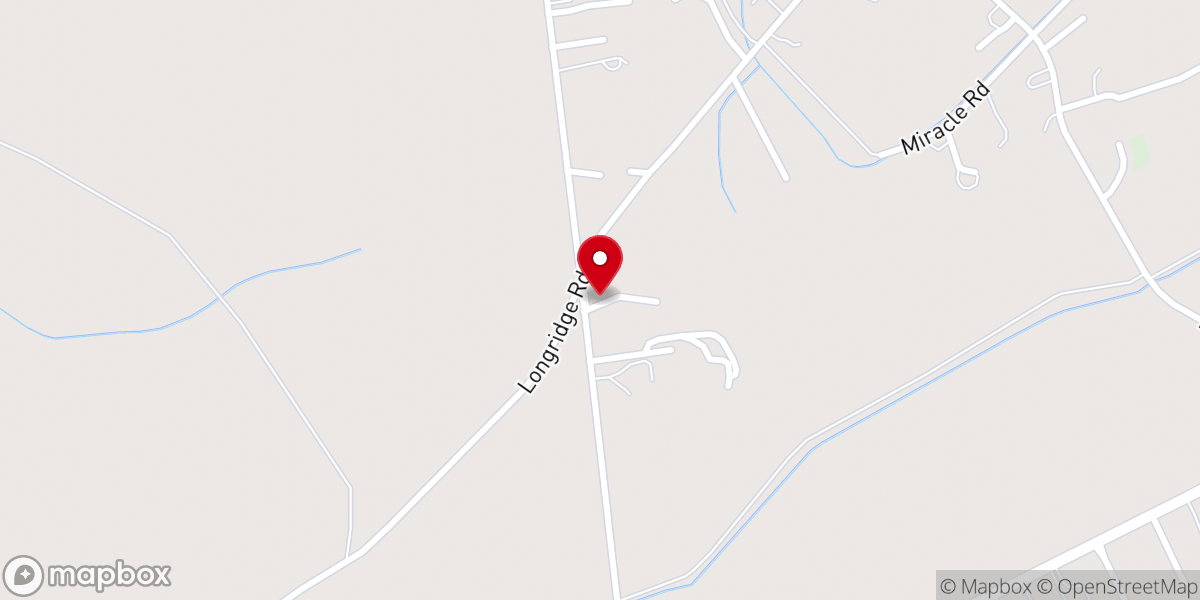 Map showing location of Canaan Christian Church