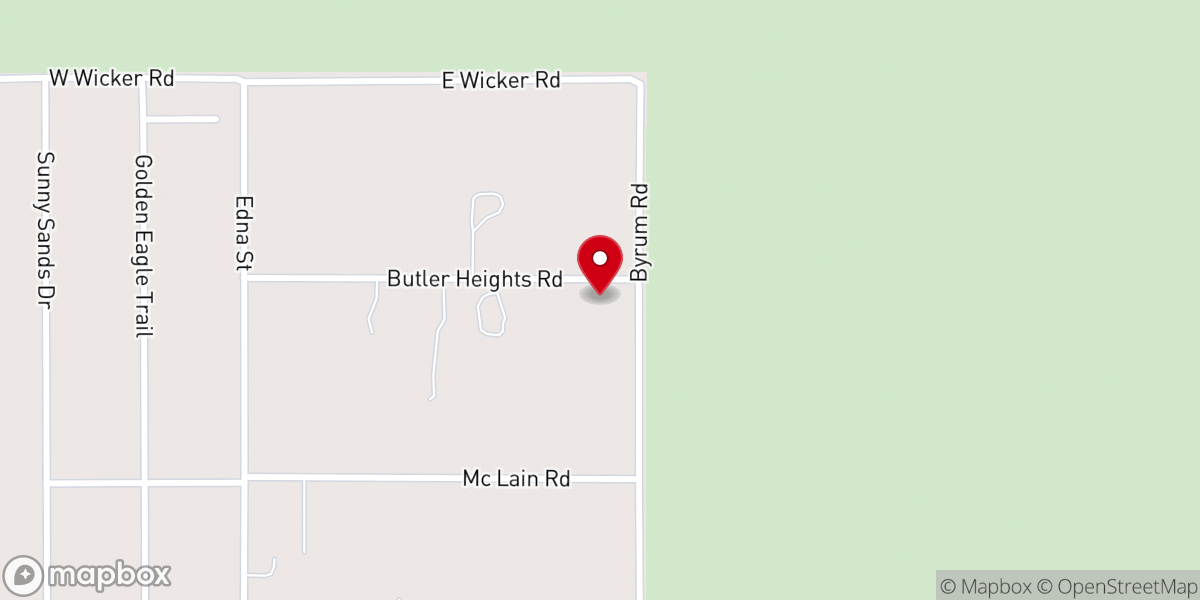 Map showing location of Iglesia Evangelica Cristiana Espiritual From Chaparral