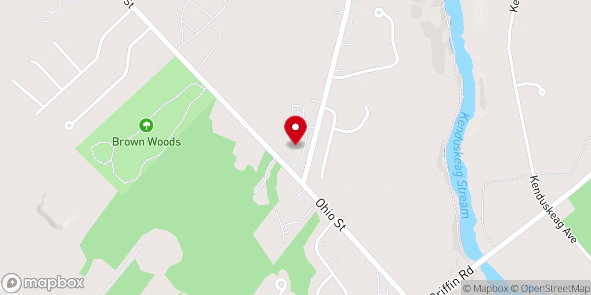 Map showing location of The Rock Church of Bangor