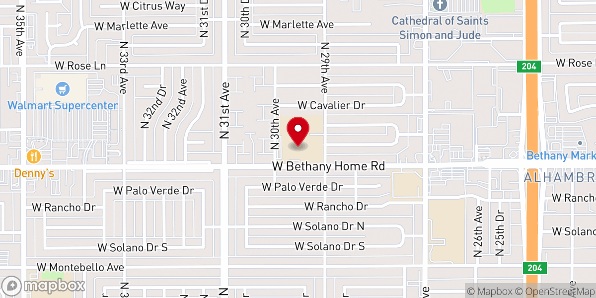 Map showing location of Christian Homeschoolers of Fountain Hills