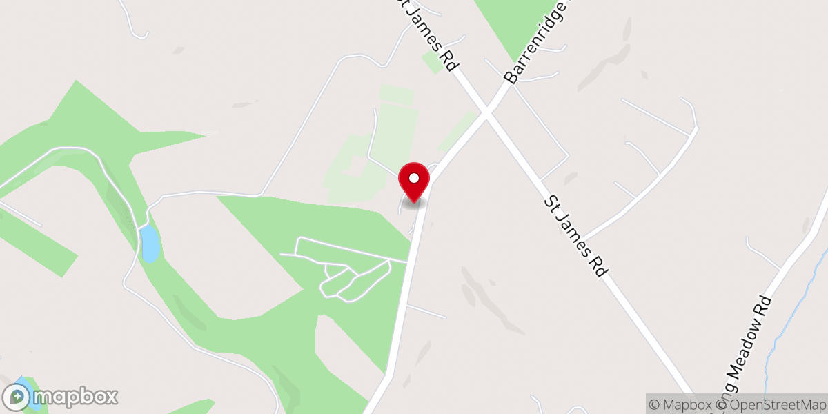 Map showing location of Barren Ridge Vineyards