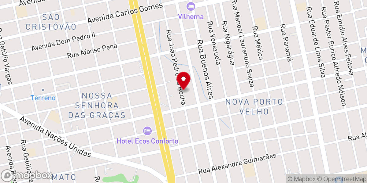 Map showing location of Igreja Evangélica Luterana do Brasil