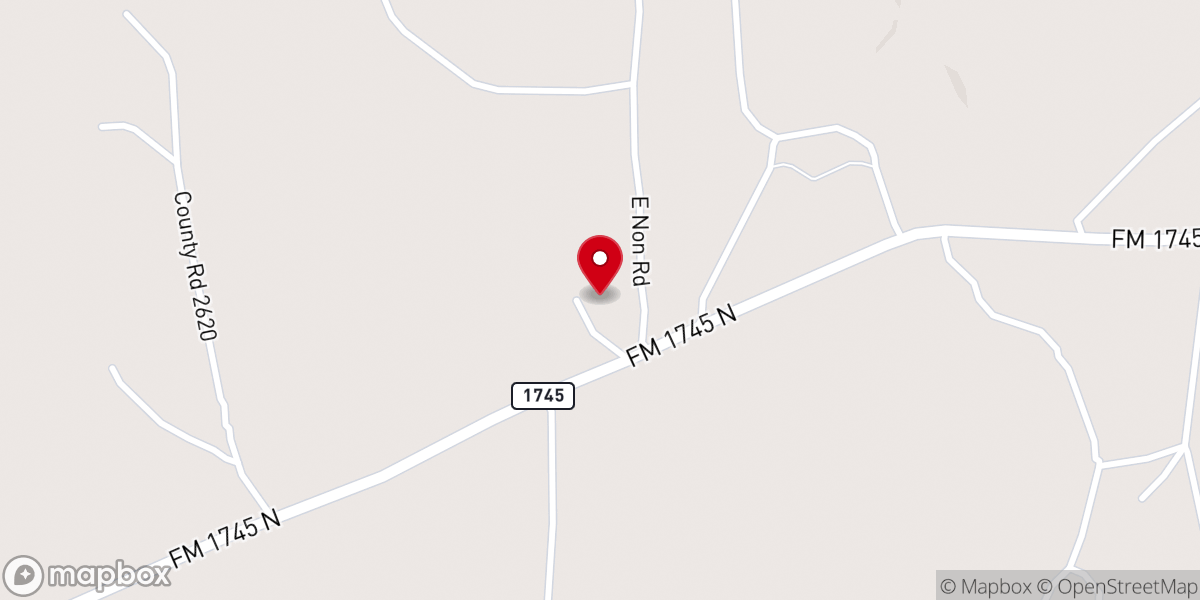 Map showing location of Enon Church