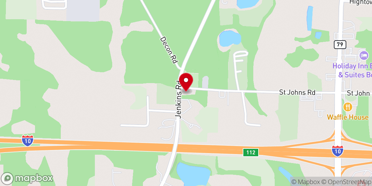 Map showing location of Saint Johns Church