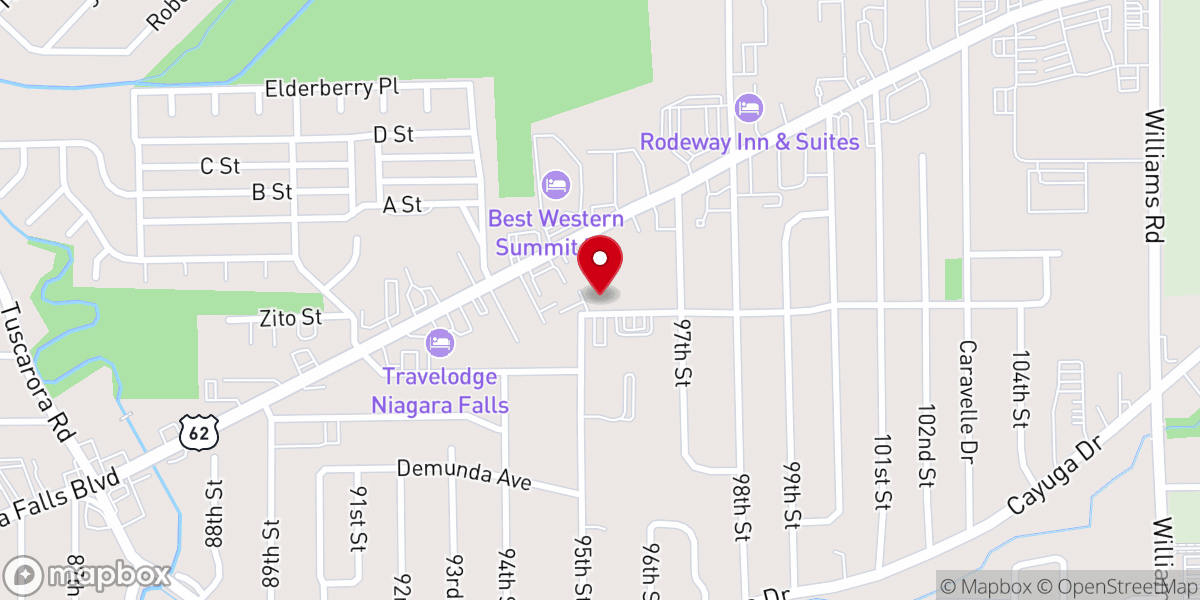 Map showing location of New Apostolic Church