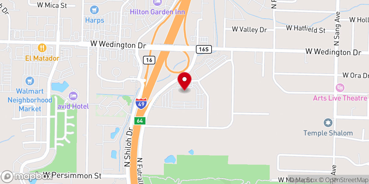 Map showing location of Cross Church