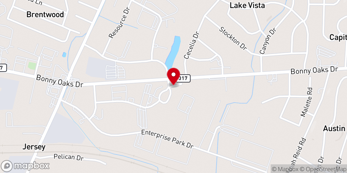 Map showing location of Serena Chapel