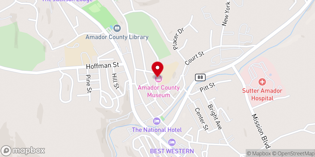 Map showing location of Jackson Elementary School