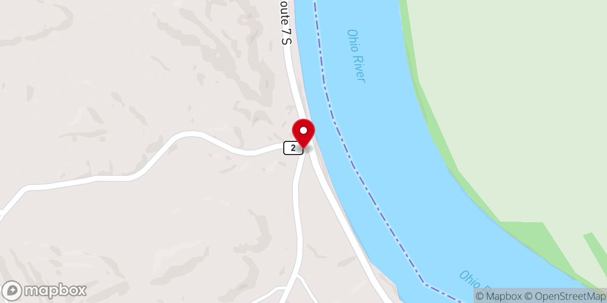 Map showing location of First Church of the Nazarene