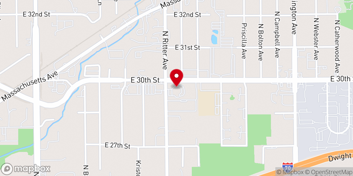 Map showing location of The Sanctuary Church
