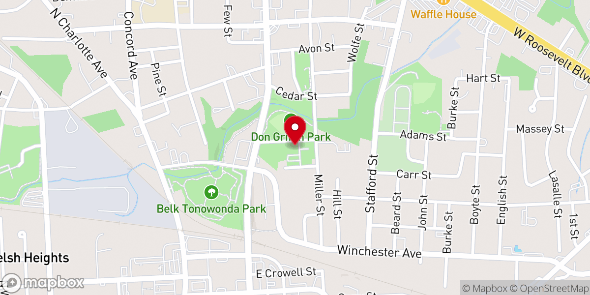 Map showing location of Community Shelter of Union County