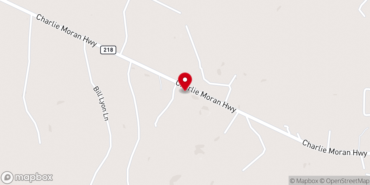 Map showing location of New Life Faith Center