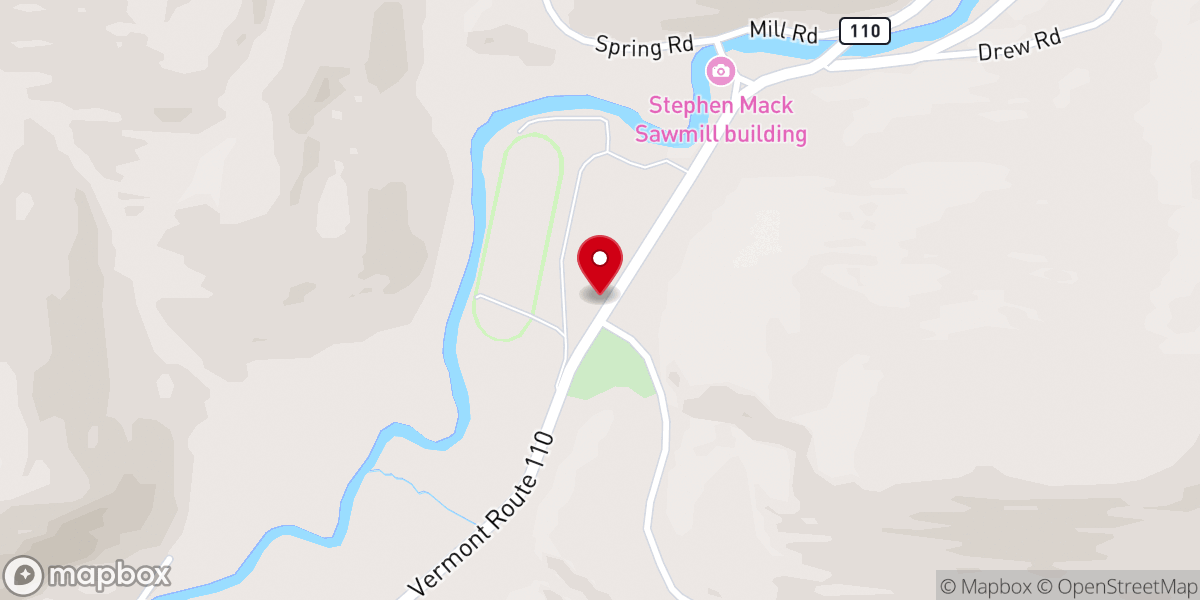 Map showing location of Tunbridge Church, The Food Shelf - Food Pantry
