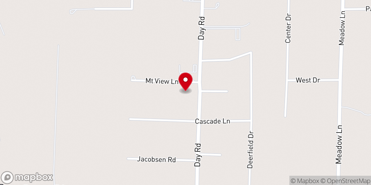 Map showing location of La Pine Church of the Nazarene