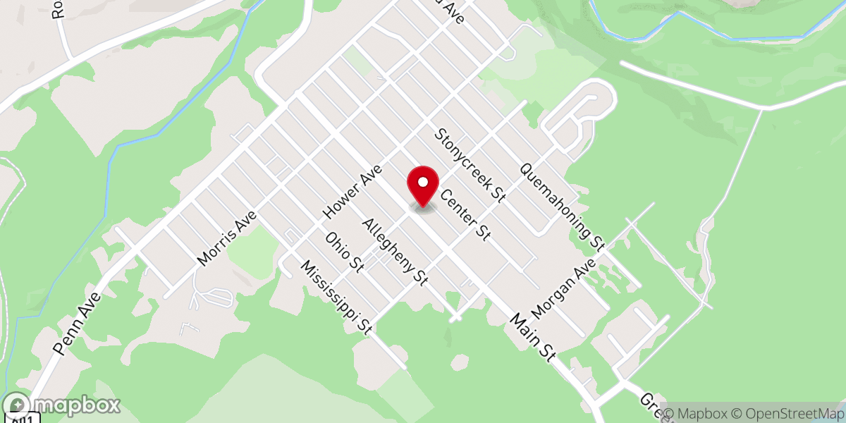Map showing location of St Andrews Lutheran Church