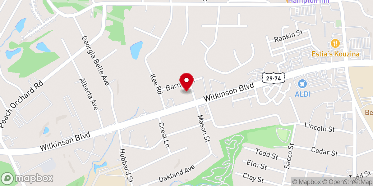 Map showing location of Crossfix Ministries Church