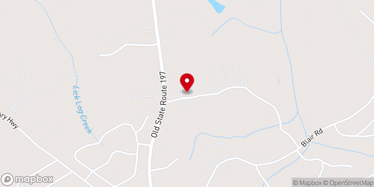 Map showing location of Cornelia Ward LDS Church