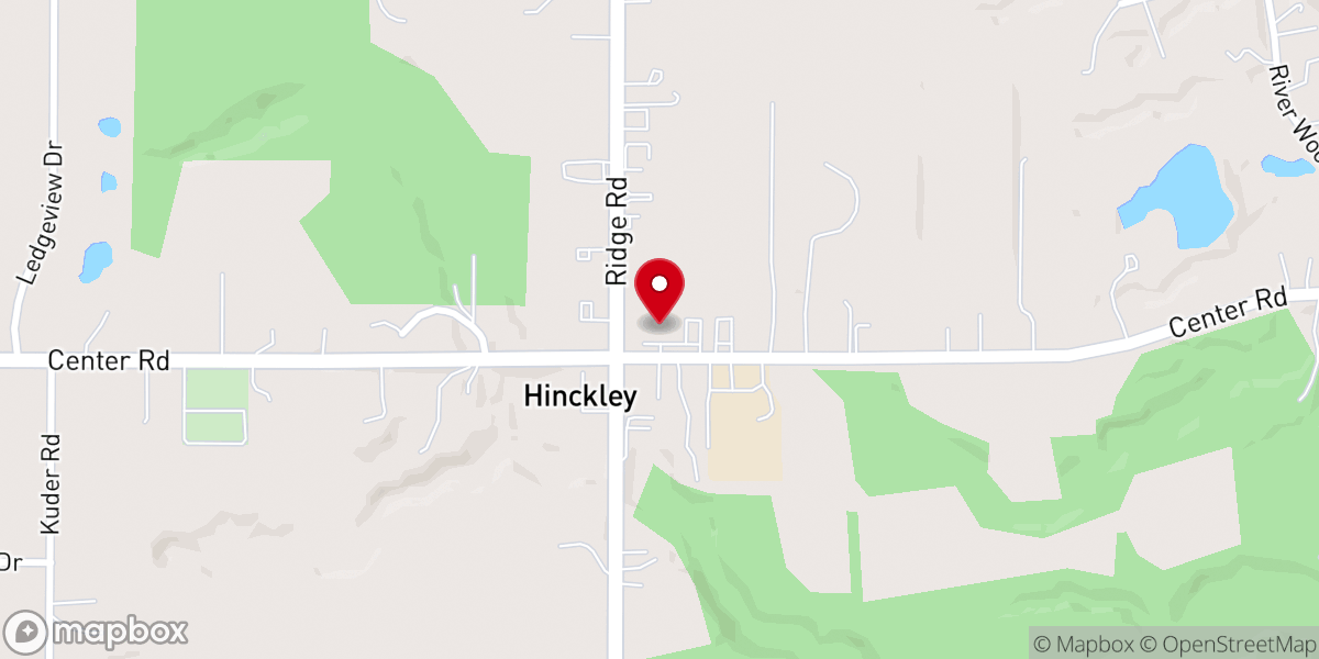 Map showing location of Our Saviour Lutheran Church