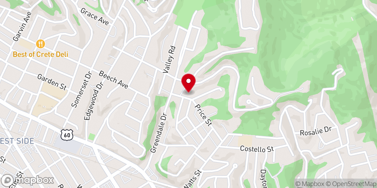 Map showing location of Hobbs Memorial Presbyterian Church