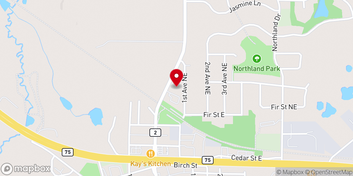 Map showing location of Resurrection Lutheran Church