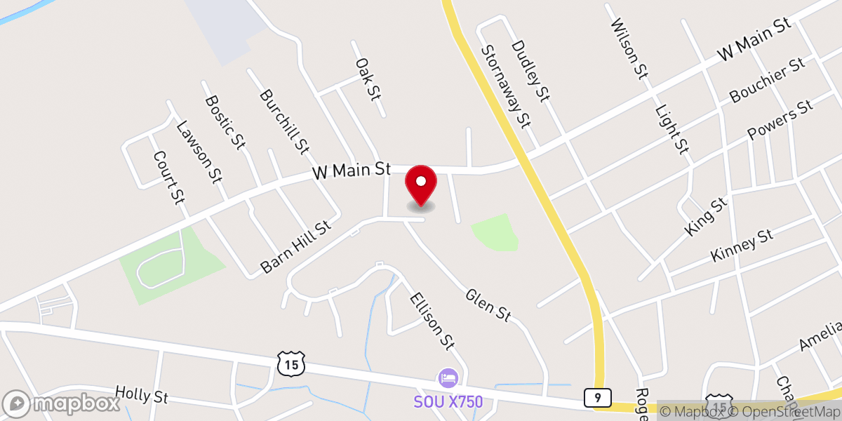 Map showing location of Mount Calvary United Fire Baplizied Holiness Church of God, Inc