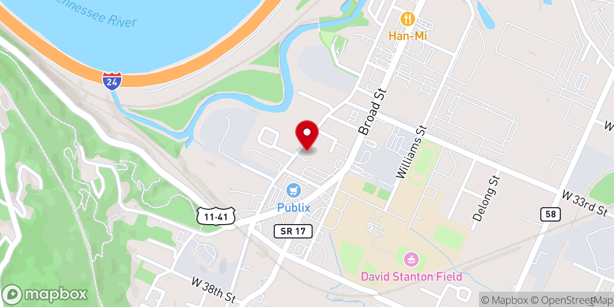 Map showing location of Church Of The First Born