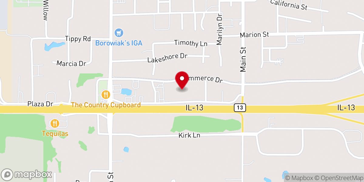 Map showing location of Destiny Center Church