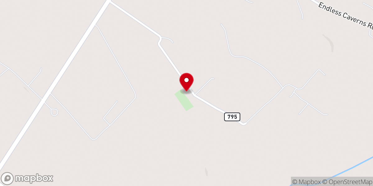 Map showing location of Fairview Church-The Brethren