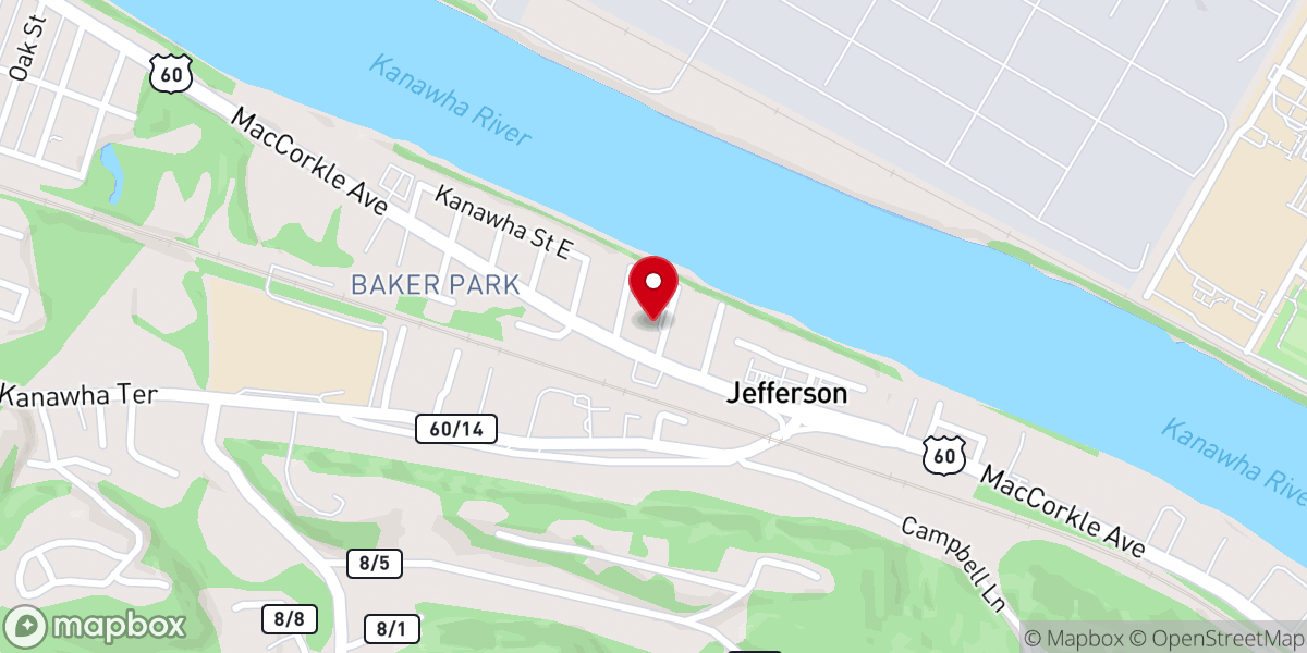 Map showing location of Dismas Charities