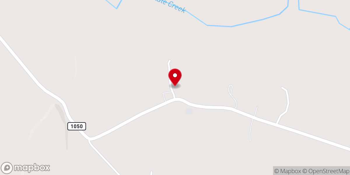 Map showing location of Little Ella Church