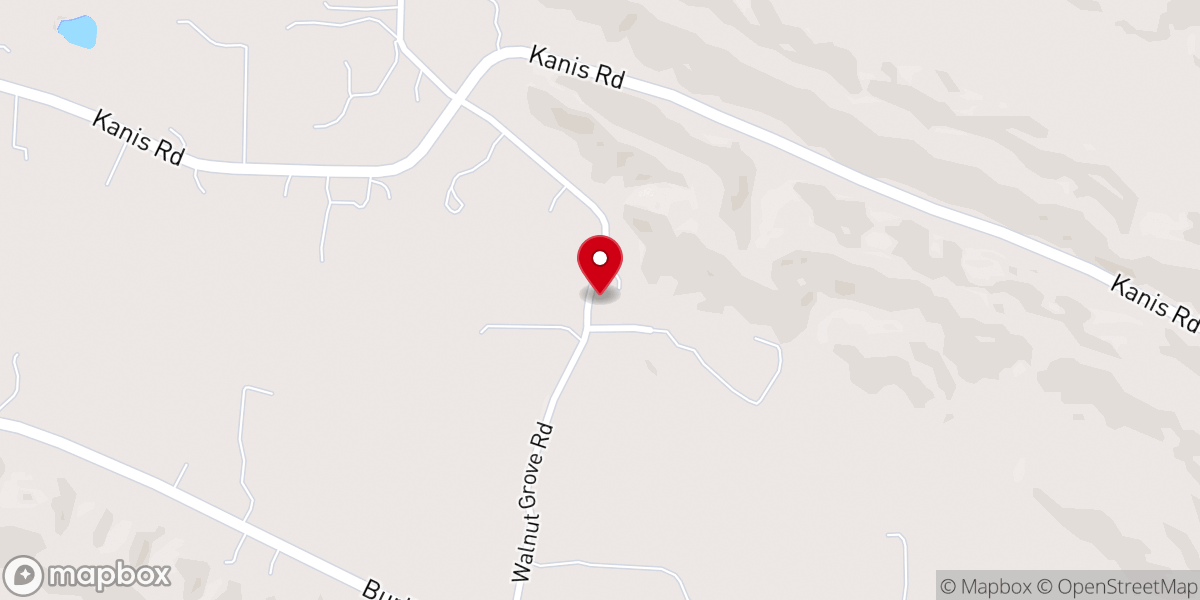 Map showing location of Walnut Grove United Methodist Church