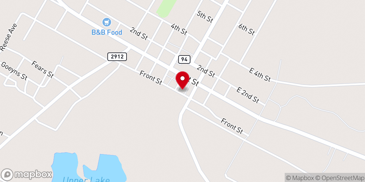 Map showing location of Life Church Groveton