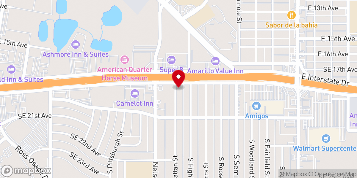 Map showing location of Triumphant Truth Church