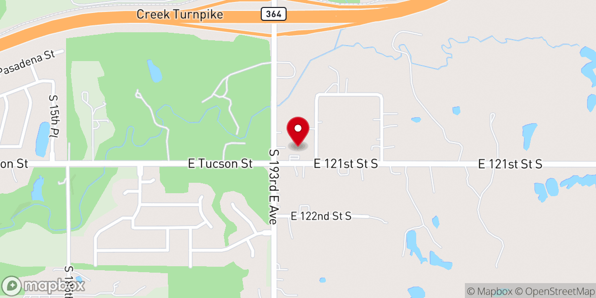 Map showing location of Christian Family Center