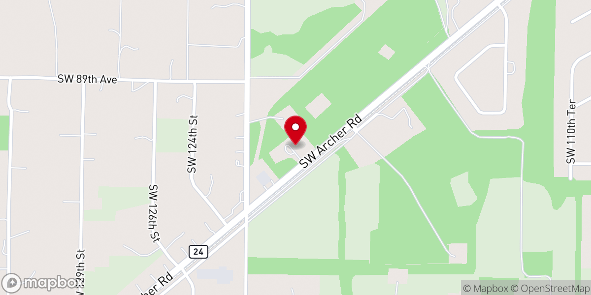Map showing location of Christian Life Fellowship