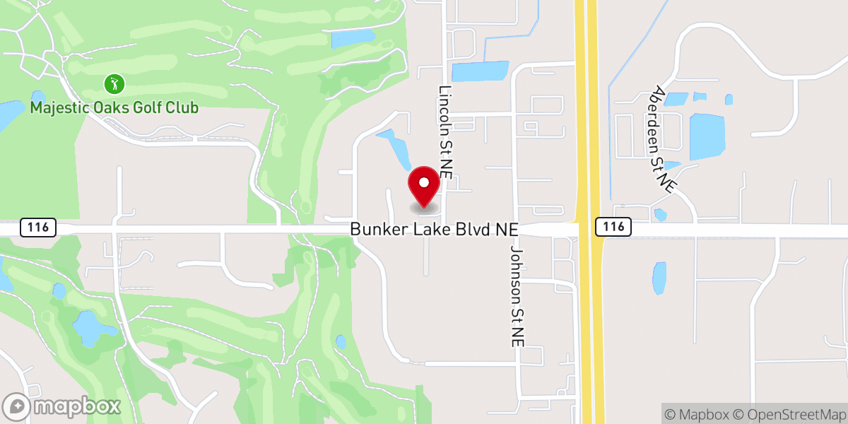 Map showing location of Victory Life Church
