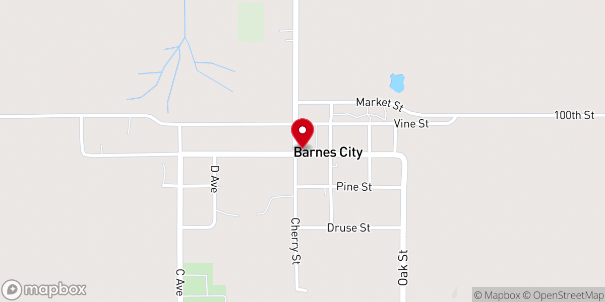 Map showing location of Christian Church
