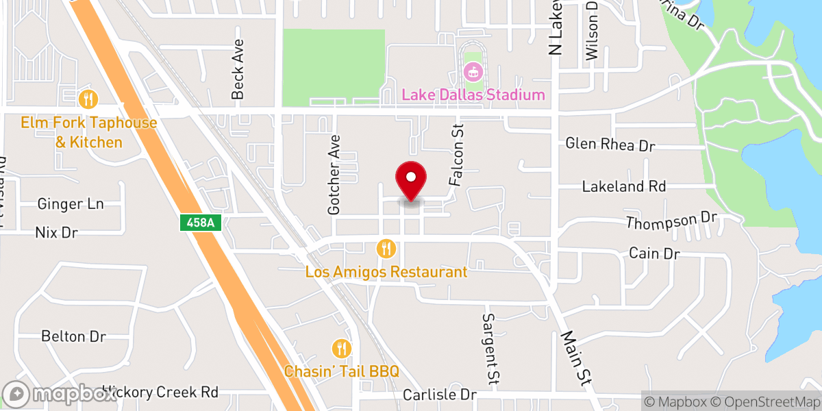 Map showing location of Free Church