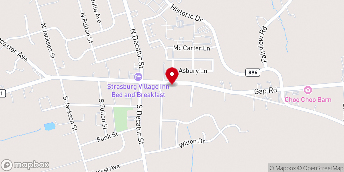 Map showing location of St Michael's Lutheran Church
